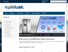 Tablet Screenshot of hydrotwist.com.au